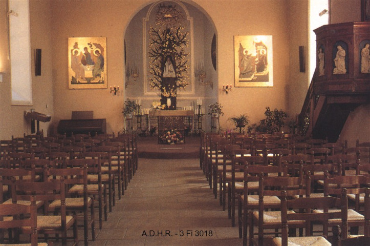 Ruelisheim, Notre Dame du Chêne : vue d'ensemble