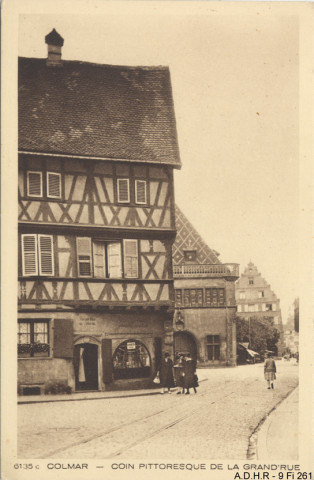 Colmar : coin pittoresque de la Grand'rue