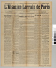 L'Alsacien-Lorrain de Paris : n°272 du dimanche 15 juillet 1917.