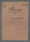 Répertoire chronologique Me Marie Antoine Eugène Welte