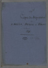 Doubles et copies de répertoires chronologiques Me François Philippe Joseph Martin