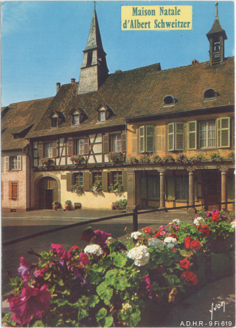 Kaysersberg : maison natale du Dr. A. Schweitzer