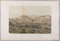 Thann, vue prise de la route de Lembach