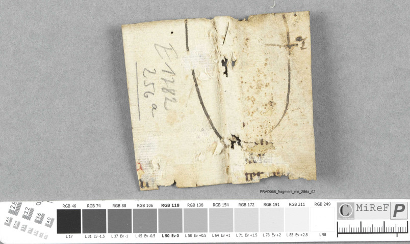 Fragment ms 256a