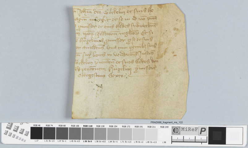 Fragment ms 122a