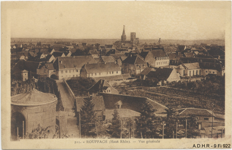 Rouffach : vue générale