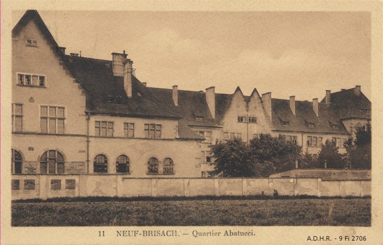 Neuf-Brisach, quartier Abatucci