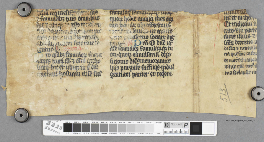 Fragment ms 513a