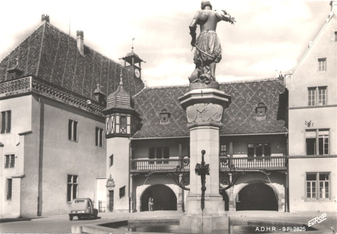 Colmar : Ancienne Douane et Fontaine Schwendi