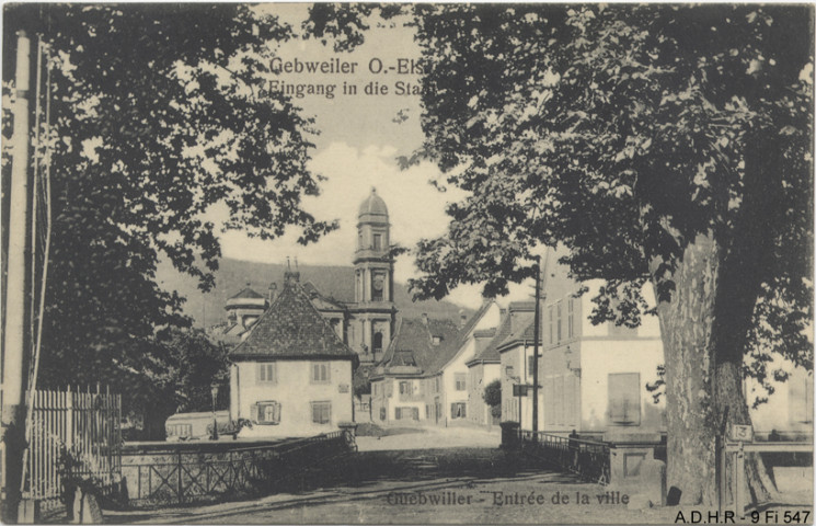 Guebwiller : entrée de la ville