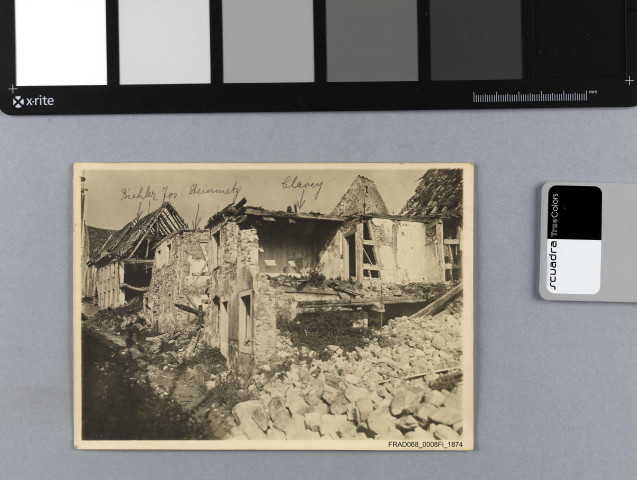 devant (rue) Bichler Joseph - Steinmetz - Clavey