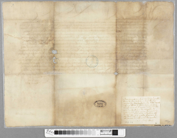 Documents de la Régence d'Ensisheim