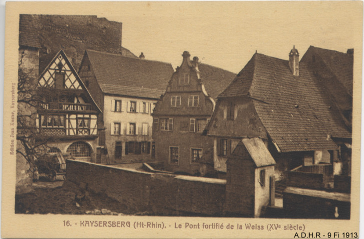 Kaysersberg, le pont fortifié de la Weiss (XVe siècle)