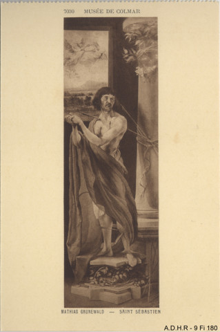Colmar : musée Unterlinden : saint Sébastien de Mathias Grunewald