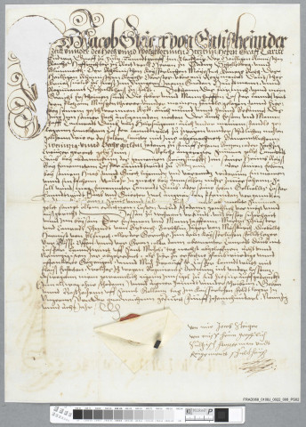 Reconnaissance d'une dette de 26 florins