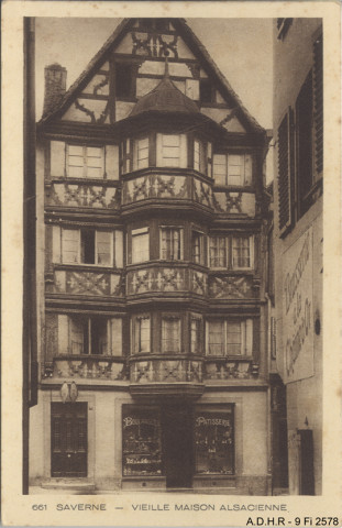 Colmar, vieille maison alsacienne