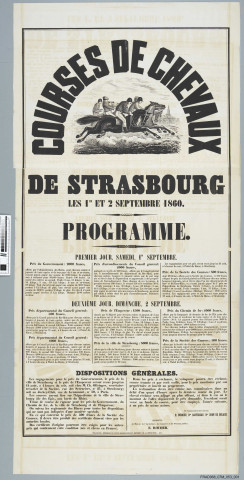 Courses de chevaux : instructions, correspondance