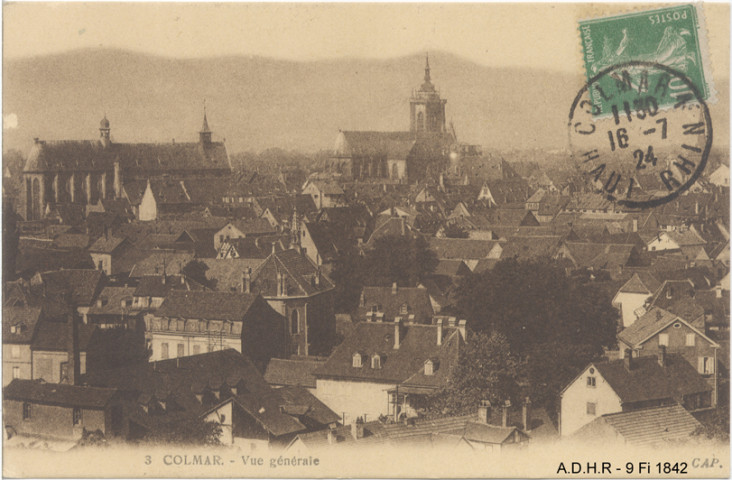 Colmar, vue générale
