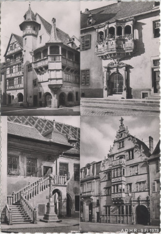 Colmar, maison Pfister, ancien siège de justice, l'escalier de l'Ancienne Douane, maison des Têtes