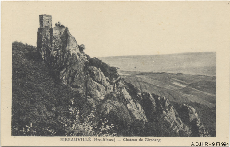 Ribeauvillé : château du Girsberg (ruines)