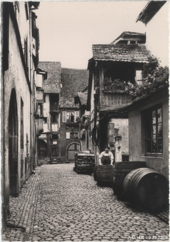 Riquewihr, tonnelier de la rue Saint-Nicolas