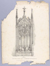 Porte de la chaire de la cathédrale de Strasbourg (planche de l'Album alsacien, n° 28)