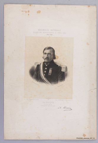 Portraits des 44 membres de l'Assemblée nationale en 1848