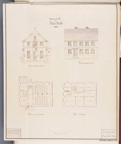 Vieux Ferrette - école des garçons et filles