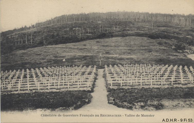 Reichsacker, vallée de Munster : cimetière de militaires français