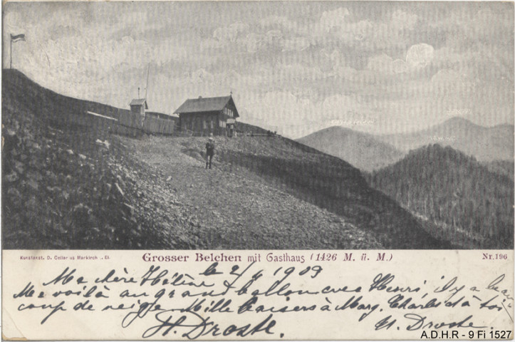 Grand Ballon avec le restaurant