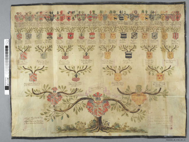 Arbre généalogique de Nicolas-Frédéric, comte de Rottembourg