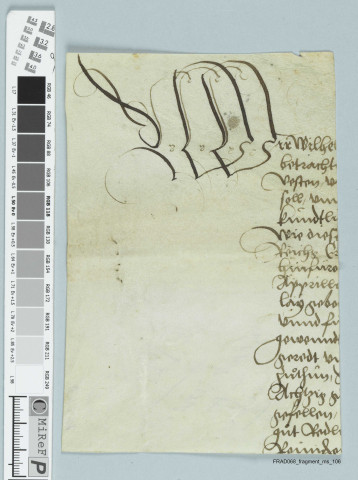 Fragment ms 106a