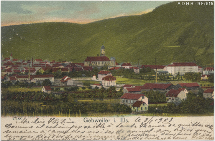 Guebwiller : vue générale