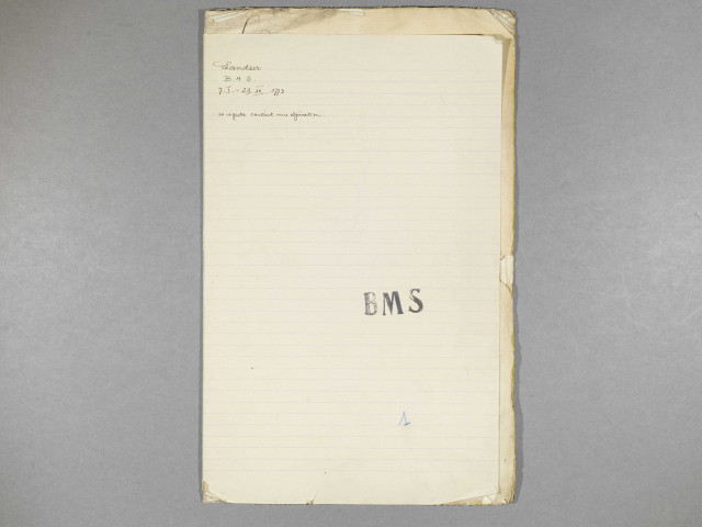 Landser - Paroisse catholique Assomption - Registres de baptêmes, mariages et sépultures