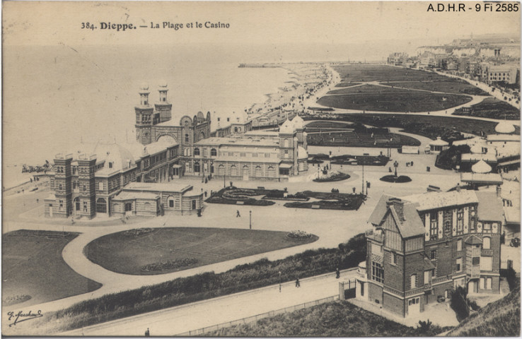 Dieppe, la plage et le casino
