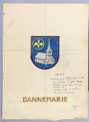 Aux armes des cantons du Haut-Rhin, peintes par Hansi pour les fauteuils des conseillers généraux en 1947