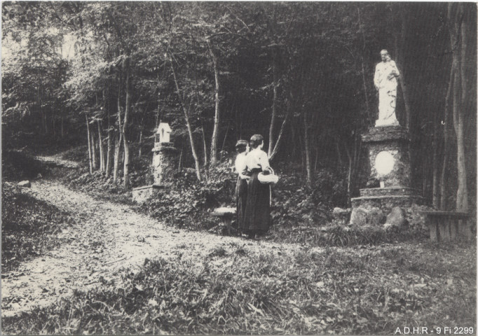 Wintzenheim, chapelle des Bois : chemin de croix