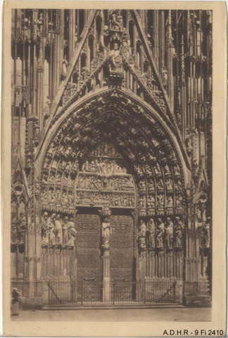 Strasbourg, la cathédrale : grand portail