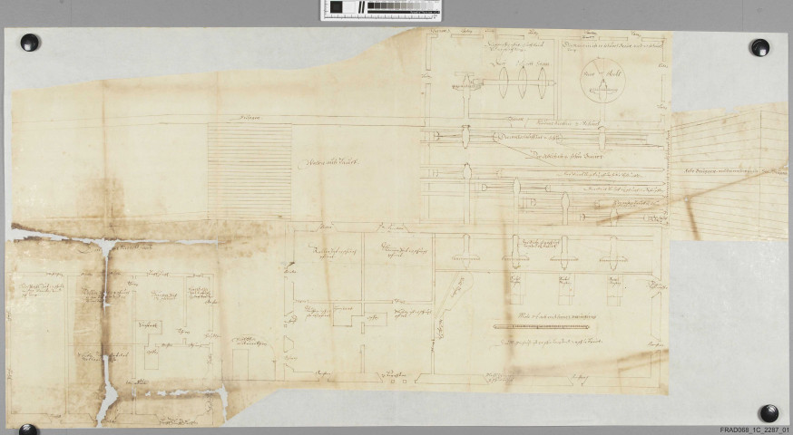 1 plan du moulin de Kembs