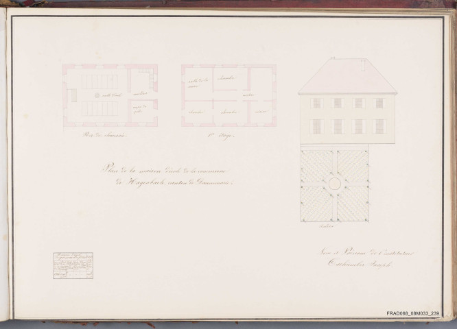 Hagenbach - école des garçons et filles