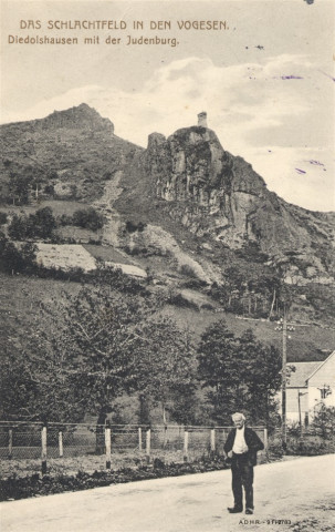 Vosges, champ de bataille au Bonhomme (Diedolshausen) et le Judenburg.