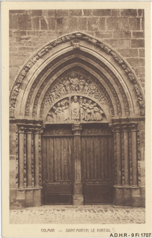 Colmar, église Saint-Martin : le portail sud (Saint-Nicolas)
