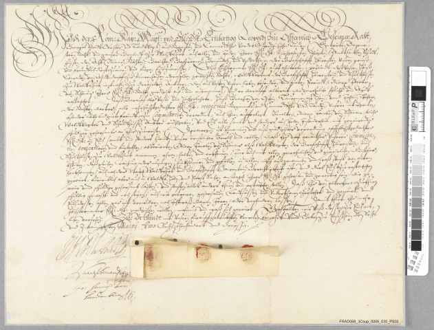 Ordre aux sujets de la seigneurie de Hauenstein de reconnaître comme bailli Marc-Jacob von Schoenau