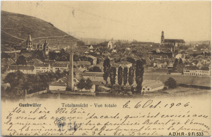 Guebwiller : vue générale