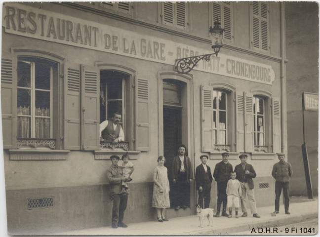 Sainte-Marie-aux-Mines : restaurant de la gare