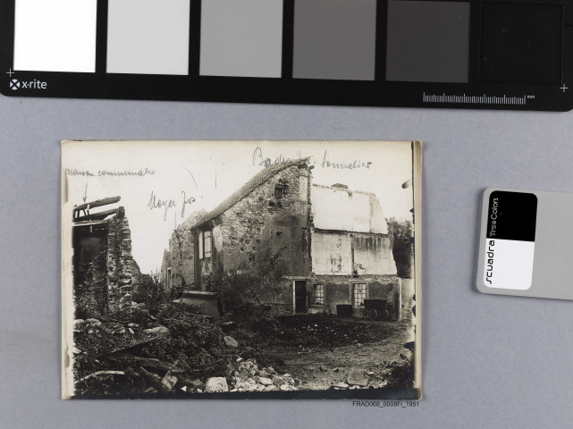 moulin (rue du) - maison communale Meyer Joseph - Bader Joseph (sommelier)