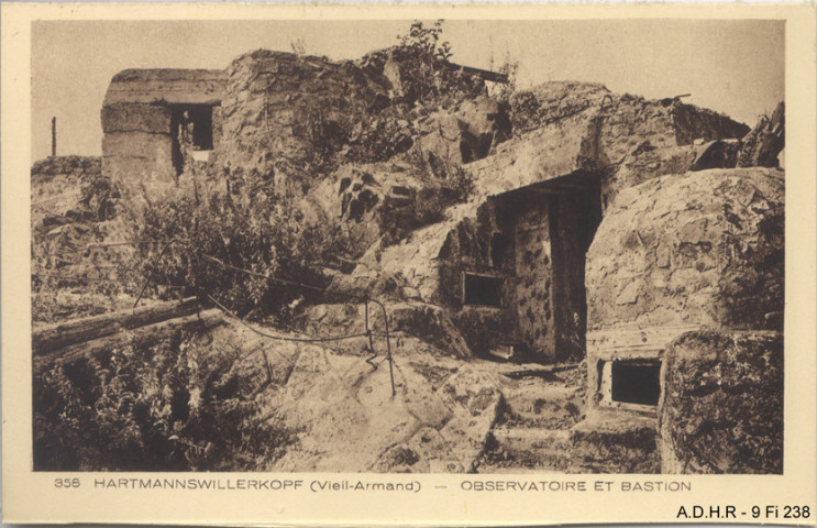 Hartmannswillerkopf (Vieil Armand) : observatoire et bastion