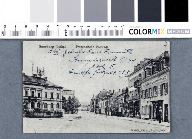Cartes postales adressées à Marie Bleger-Schnell à Saint-Hippolyte.
