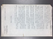 Lettre du Commissaire général de République Millerand au pasteur Scheer de Mulhouse, l'informant que son élection en tant que député ne l'oblige pas à se démettre de sa fonction de pasteur.