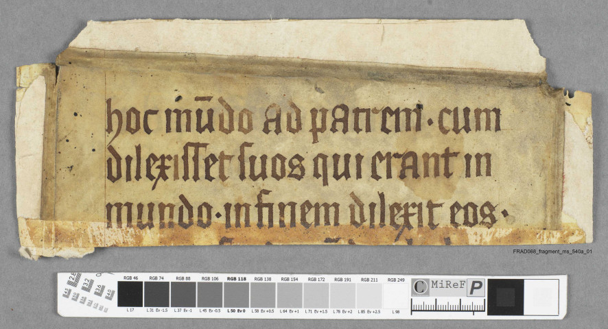 Fragment ms 540a